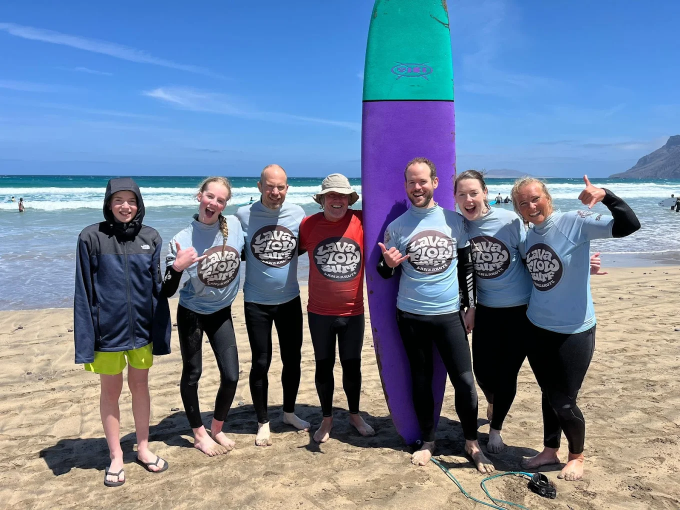 Lava Flow Surf team